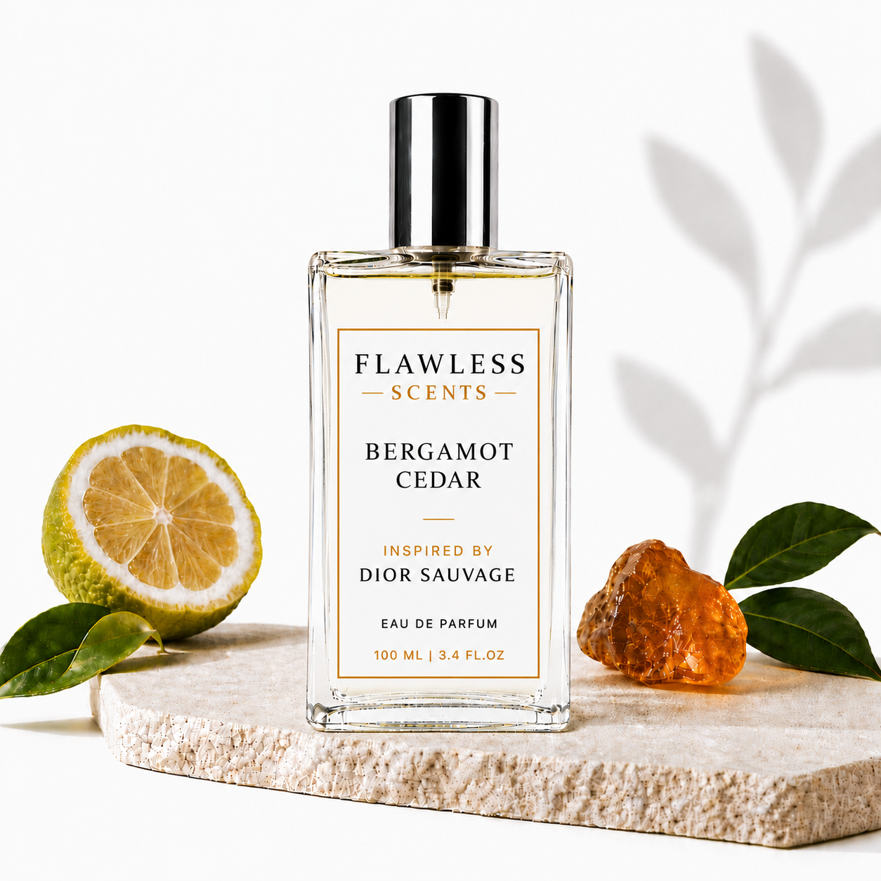 Bergamot Cedar eau de parfum inspired by Dior Sauvage